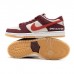 Skate Like a Girl x SB Dunk Low Running Shoes-Wine Red/White-3414783