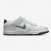 SB Dunk Low“Glitch Swoosh”Running Shoes-Gray/White-4331302