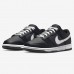 SB Dunk Low Running Shoes-Black/White-9554993