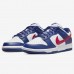 SB Dunk Low WMNS“USA”Running Shoes-Navy Blue/White-8768027