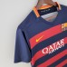 Retro 15/16 Barcelona home Red Blue Jersey version short sleeve-7194952