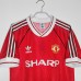 1991/92 Retro Manchester United M-U Home Red Jersey version short sleeve-308181