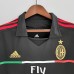 Retro 11/12 AC Milan third away Black Jersey version short sleeve-7802574