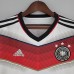 Retro 2014 Germany home White Jersey version short sleeve-1395979