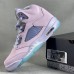 Air Jordan 5 AJ5 Easter High Running Shoes-Pink/Blue-6416605