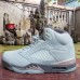 Air Jordan 5 AJ5 Easter High Running Shoes-Gray/White-516785