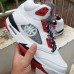 Air Jordan 5 AJ5 Easter High Running Shoes-White/Red-1804419