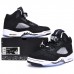 Air Jordan 5 AJ5 High Retro Moonlight Basketball Shoes-Black/White-5096966