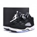 Air Jordan 5 AJ5 High Retro Moonlight Basketball Shoes-Black/White-5096966