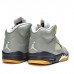 Air Jordan 5 AJ5 High Racer Jade Basketball Shoes-Gray/Black-8399332