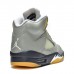 Air Jordan 5 AJ5 High Racer Jade Basketball Shoes-Gray/Black-8399332