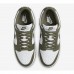 SB Dunk Low Medium Olive Running Shoes-Green/White-3146174