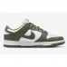 SB Dunk Low Medium Olive Running Shoes-Green/White-3146174