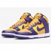 SB Dunk High“Lakers”Running Shoes-Purple/Yellow-5848852