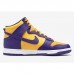 SB Dunk High“Lakers”Running Shoes-Purple/Yellow-5848852