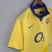 Retro Arsenal 03/05 away Yellow Jersey version short sleeve-8117091