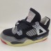 Air Jordan 4 AJ4 Retro High Running Shoes-Black/Gray-4172263