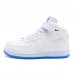 Air Force 1 AF1 High Running Shoes-White/Blue-8825049