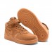 Air Force 1 AF1 High Running Shoes-All Brown-9674395