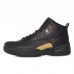 Air Jordan 12 AJ12 High Running Shoes-Black/Gold-3290581