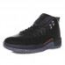 Air Jordan 12 AJ12 High Running Shoes-All Black-218020