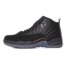 Air Jordan 12 AJ12 High Running Shoes-All Black-218020