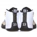 Air Jordan 12 AJ12 High Running Shoes-White/Black-4651670