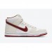 SB Dunk High Team Crimson Running Shoes-White/Red-4660918