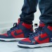 Supreme x SB Dunk High“By Any Means”High Running Shoes-Navy Blue/Red-8471672