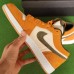 Air Jordan 1 AJ1 Running Shoes-Orange/Grey-3849804