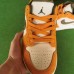 Air Jordan 1 AJ1 Running Shoes-Orange/Grey-3849804