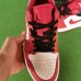 Air Jordan 1 AJ1 Running Shoes-Red/White-9400128