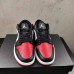 Air Jordan 1 Low AJ1 Running Shoes-Red/Black-3438588