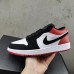 Air Jordan 1 Low AJ1 Running Shoes-White/Black-9209489