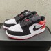 Air Jordan 1 Low AJ1 Running Shoes-White/Black-9209489