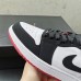 Air Jordan 1 Low AJ1 Running Shoes-White/Black-9209489