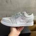 Air Jordan 1 Low AJ1 Running Shoes-Grey/White-3737565