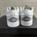 Air Jordan 1 Low AJ1 Running Shoes-Grey/White-3737565