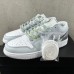 Air Jordan 1 Low AJ1 Running Shoes-Silver/White-3688274