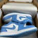 Air Jordan 1 Low AJ1 Running Shoes-Blue/White-595902