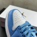 Air Jordan 1 Low AJ1 Running Shoes-Blue/White-595902