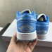 Air Jordan 1 Low AJ1 Running Shoes-Blue/White-595902