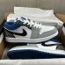 Air Jordan 1 Low AJ1 Running Shoes-Grey/White-8144099