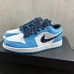 Air Jordan 1 Low AJ1 Running Shoes-Blue/White-5185585