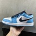 Air Jordan 1 Low AJ1 Running Shoes-Blue/White-5185585