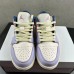 Air Jordan 1 Low AJ1 Running Shoes-Purple/White-2764419