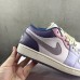 Air Jordan 1 Low AJ1 Running Shoes-Purple/White-2764419