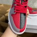 Air Jordan 1 Low AJ1 Running Shoes-Grey/Red/Black-6106711