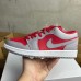 Air Jordan 1 Low AJ1 Running Shoes-Grey/Red/Black-6106711