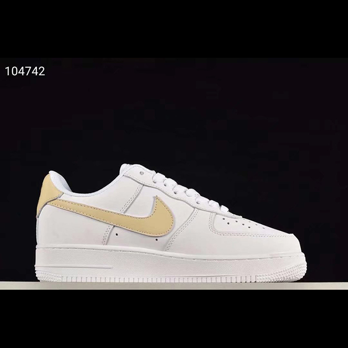 Air Force 1 M AF 1 UPSTEP Running Shoes-White/Gold-7122552